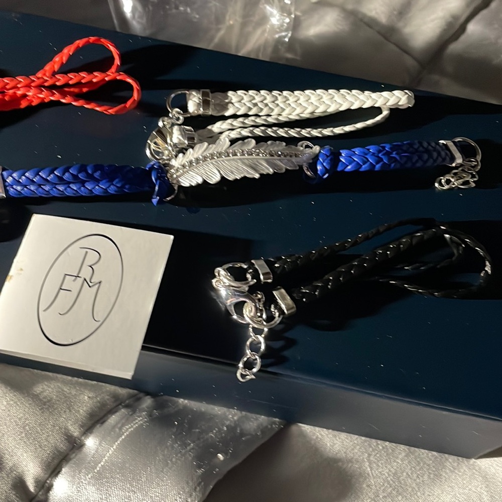 Brand new RFM bracelet set 4 bracelets in one